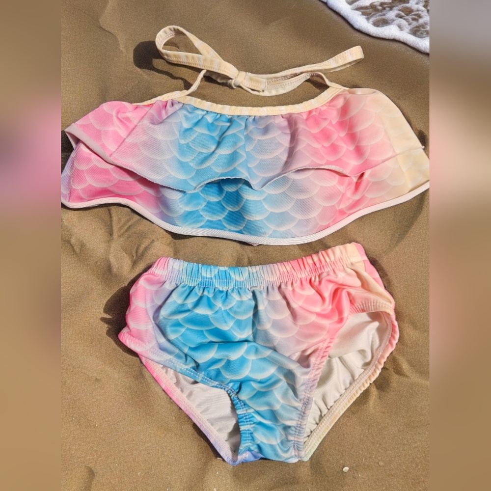 Girls 3 pc. Mermaid Bathing Suit